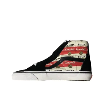 Supreme x Vans SK8 HI High Top Skateboard Shoes Unisex Black
