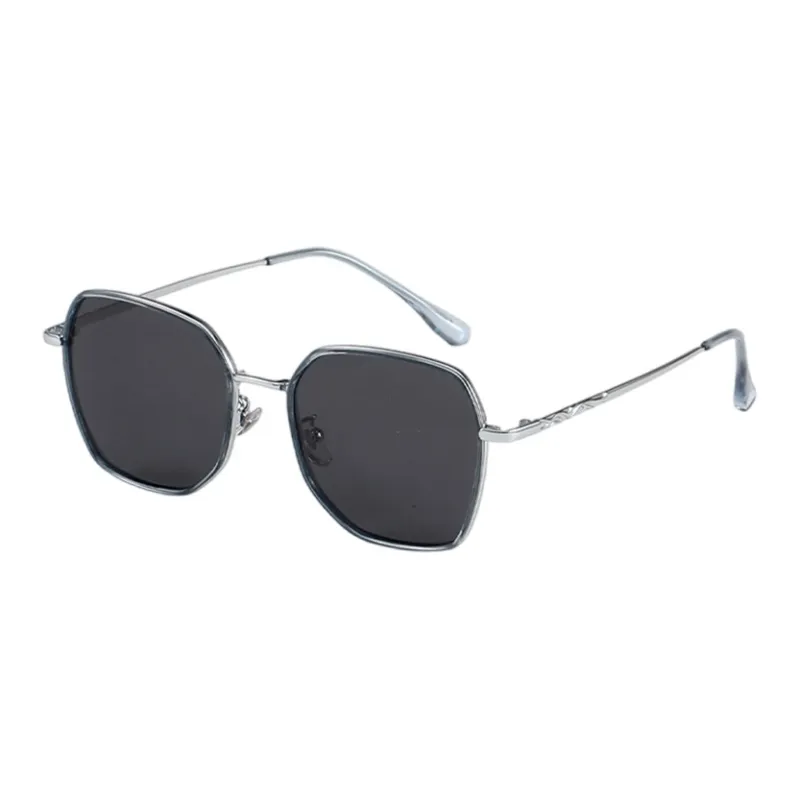 PRETTYALLUSION PC Metal Square Sunglasses Women's-0