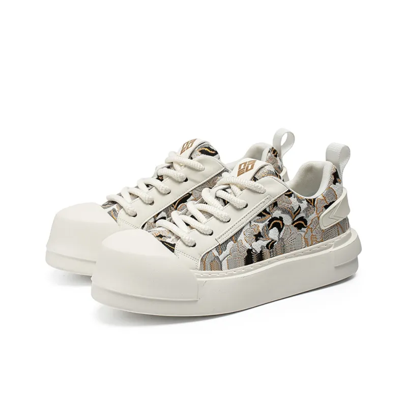 HACKBUTEER Low Top Skateboard Shoes Men's Box Included-3