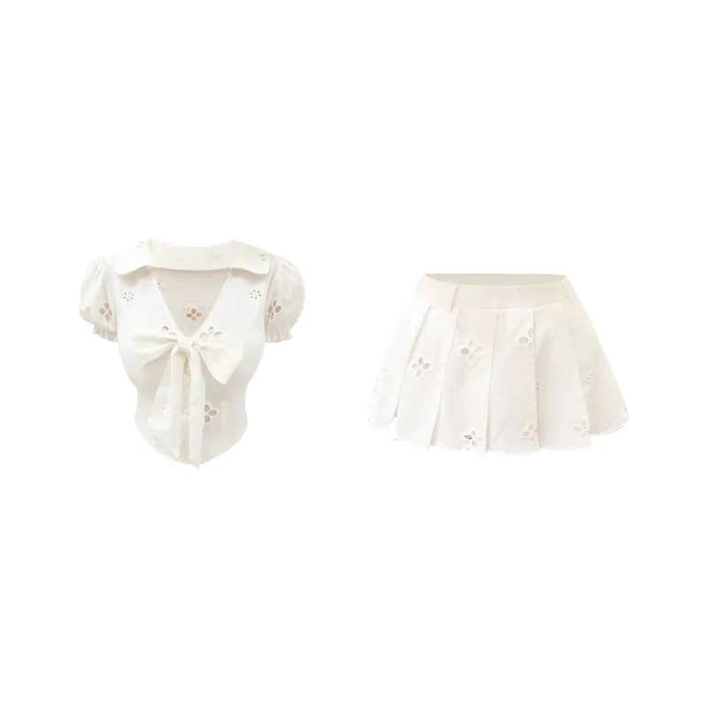 Udon House Two Piece Skirt Sets Women's-0