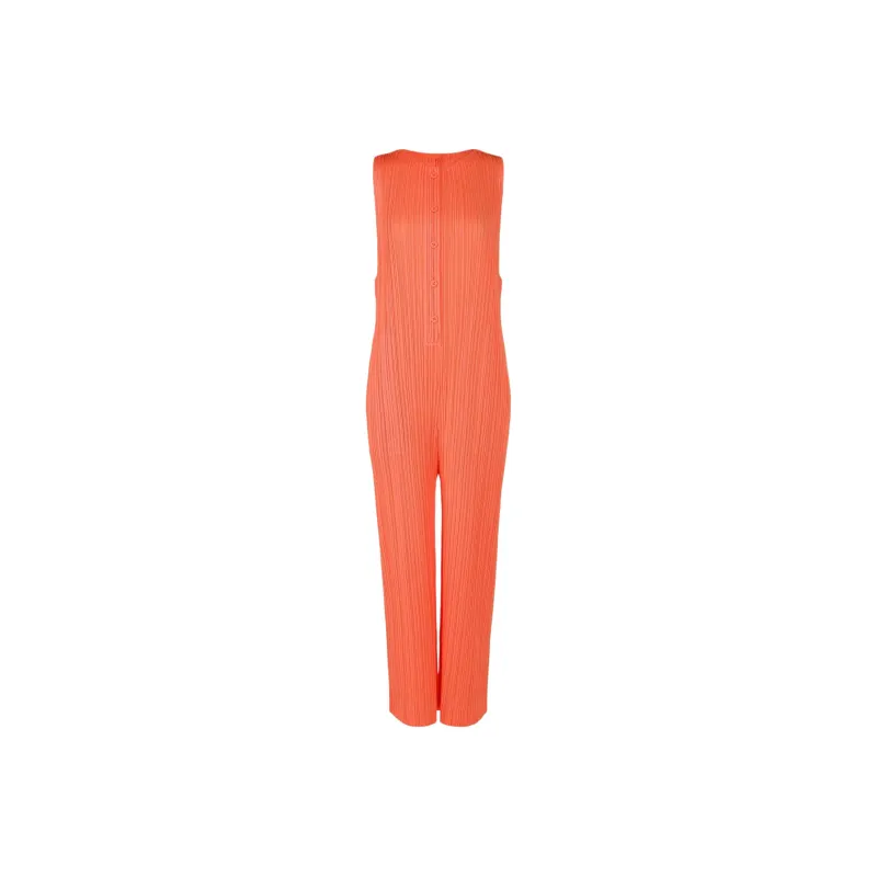 PLEATS PLEASE ISSEY MIYAKE Jumpsuit Women's Coral Orange-0