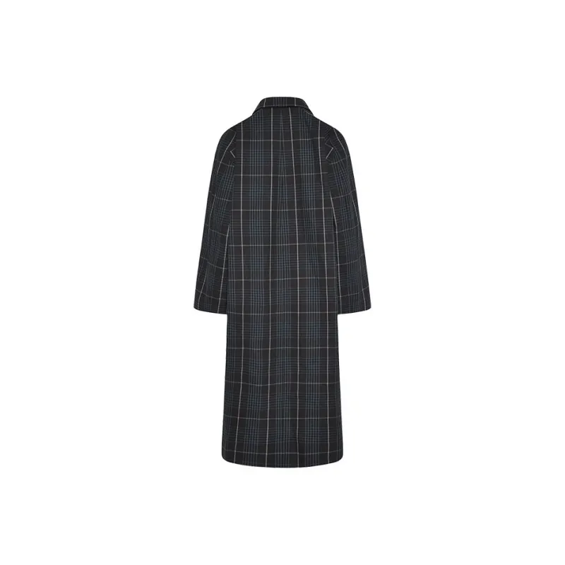 NUTH Trench Coats Women's Navy Blue-3
