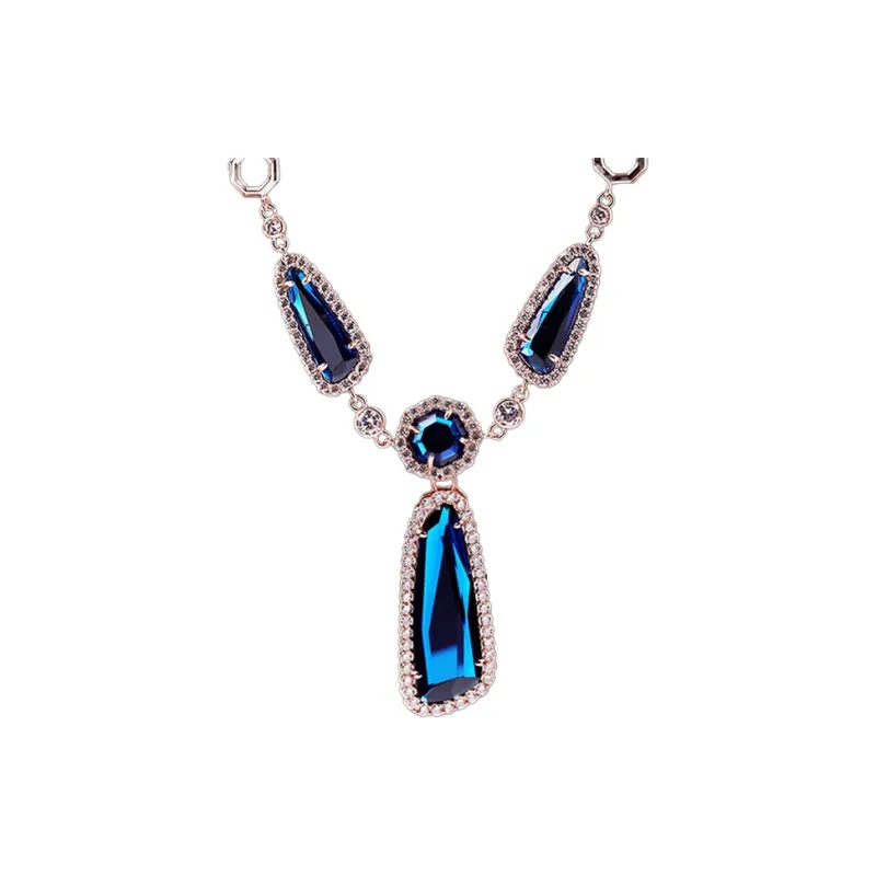 IDEE CREATIVE IDEA FOR YOU Faux Gemstone Necklaces Women's-0