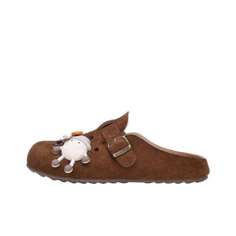 XMISTUO Rubber Sole Quiet Abrasion Resistant Slip Resistant Closed Toe Slippers Women's-11
