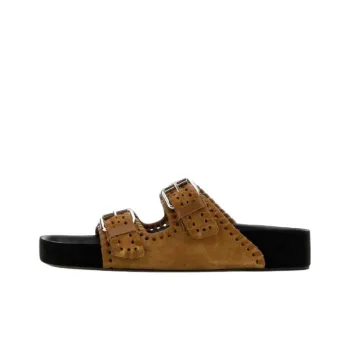 ISABEL MARANT Slide Slippers Women's Brown