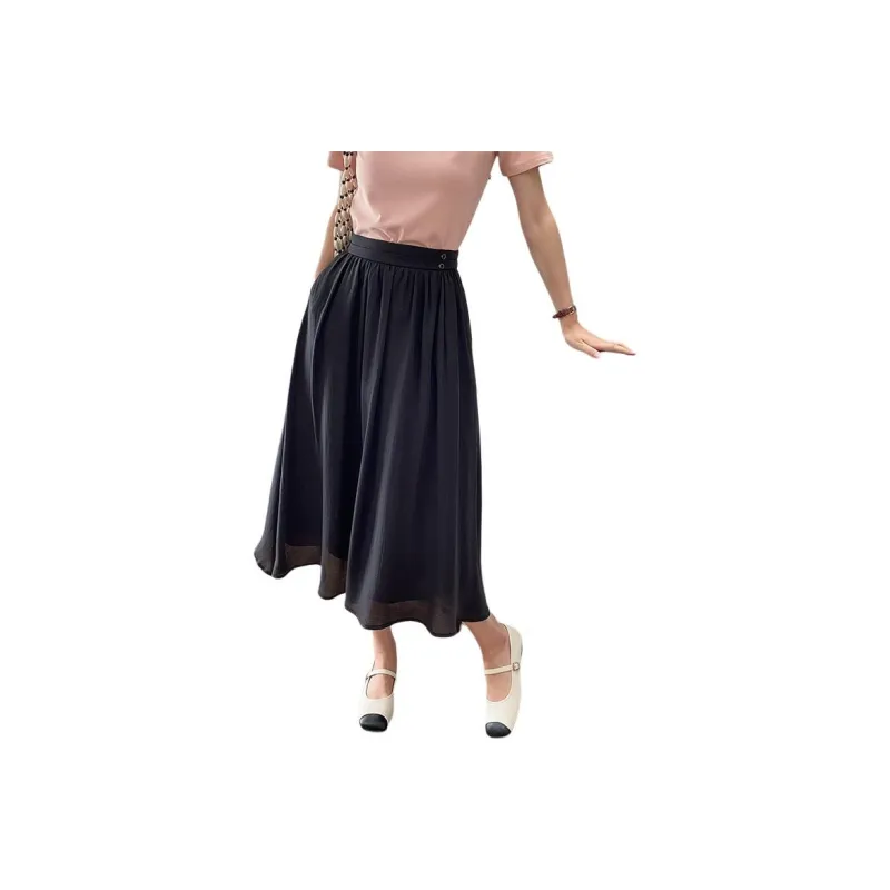 ONE SHALLOW Casual Long Skirt Women's-5