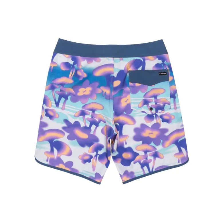 Quiksilver Beach Shorts Men's Blue Purple-1