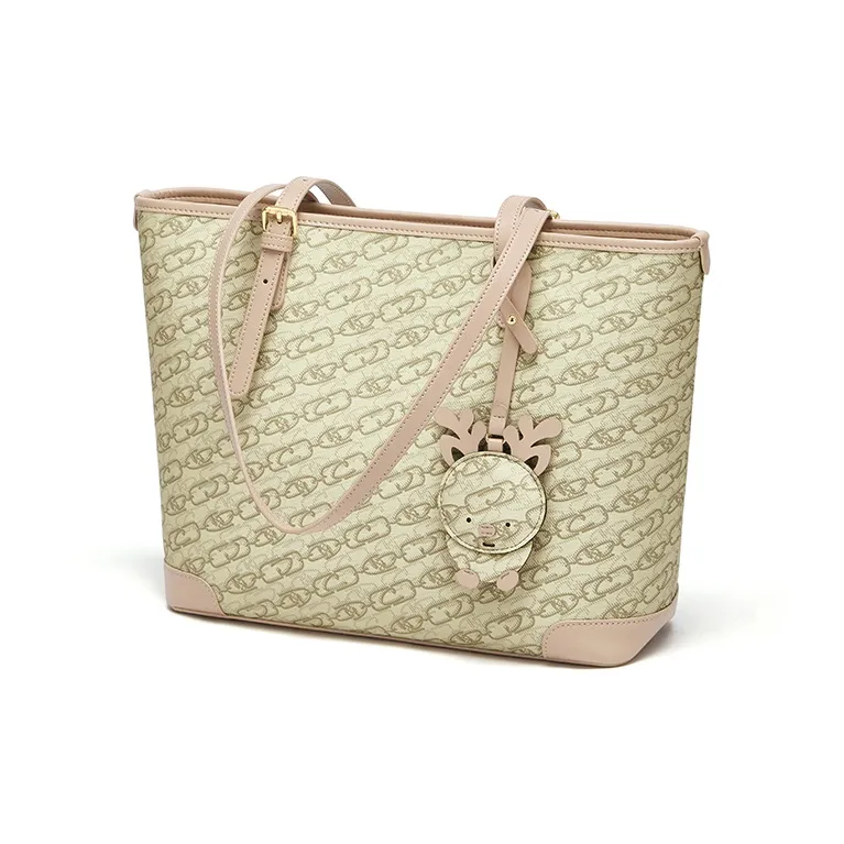 CNOLES PVC Tote Bag, Shopping Bag, Handbag, Shoulder Bag Regular Women's Multicolor-7