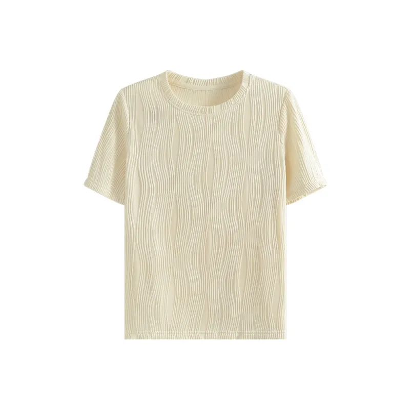 She Enjoys Regular T Shirt Women's Ecru-0