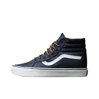 Vans Sk8 Hi Anti Slip Wear Resistant High Top Skateboard Shoes Unisex Black