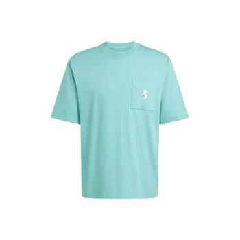 Adidas SS25 DOG SOCCER PATCH POCKET T SHIRT T Shirt Men's Powder Green