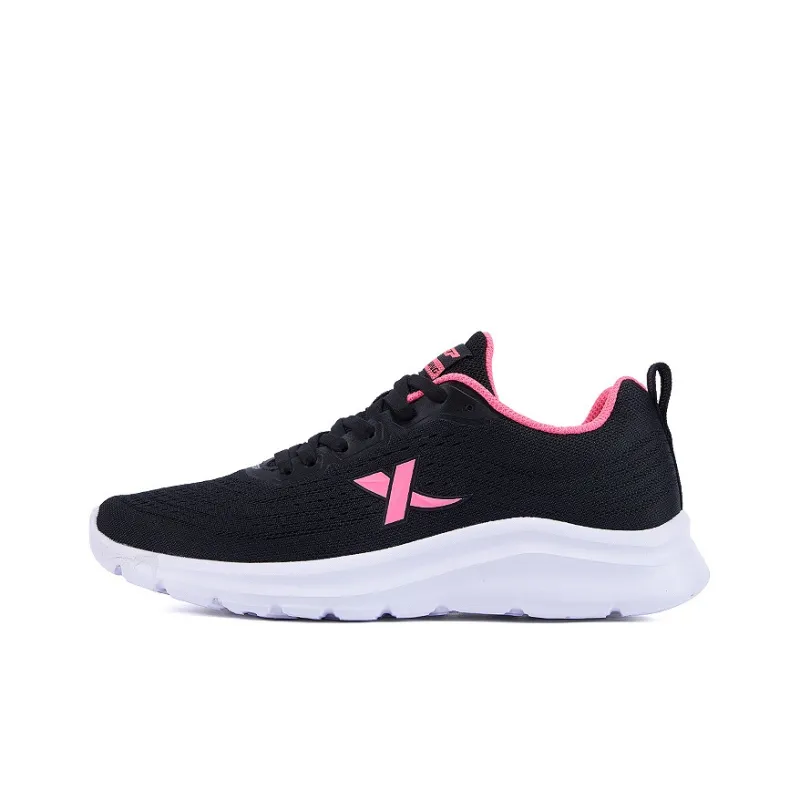 XTEP Running Shoes Women's Low Top Black, Rose Pink-0