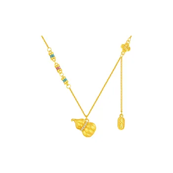 Lao Feng Xiang S925 Silver Necklaces Women's