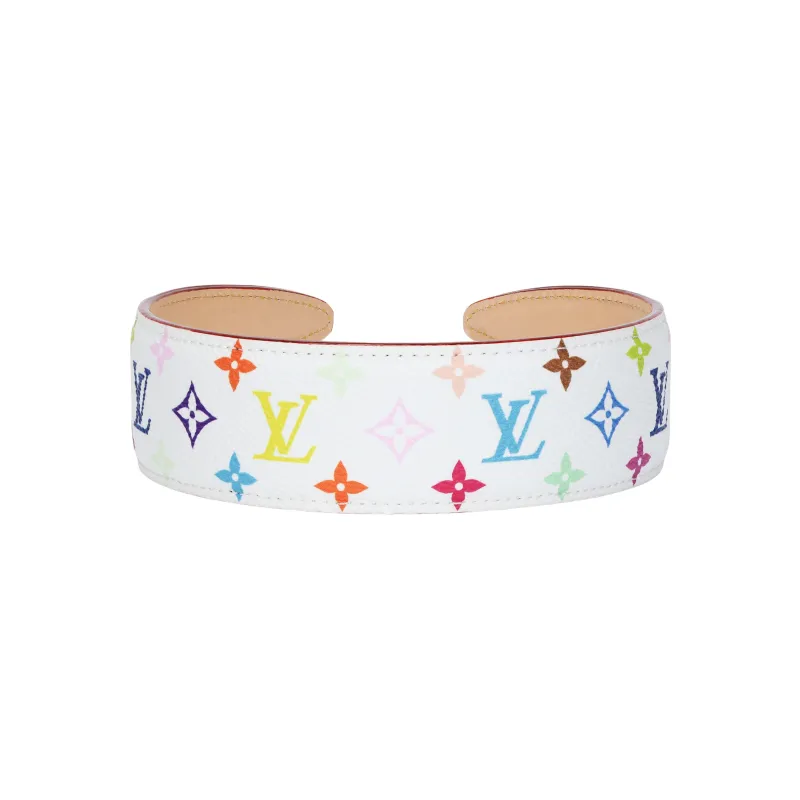 LOUIS VUITTON Lv X Tm Monogram Multicolor Lv Outline Headband-0