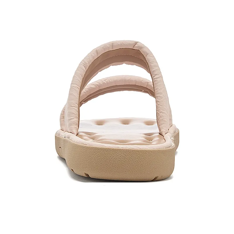 La Chapelle Slip Resistant Abrasion Resistant Slide Slippers Women's Pink-3