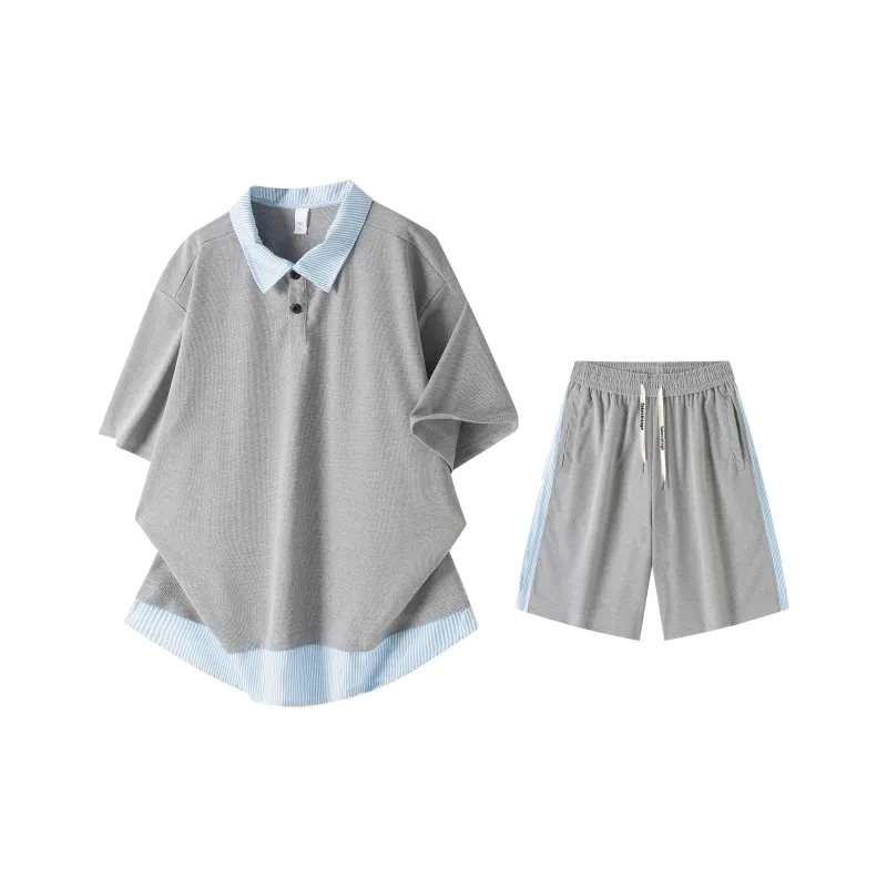 FAKE VINTAGE Casual Sportswear Unisex 2 Pack-0