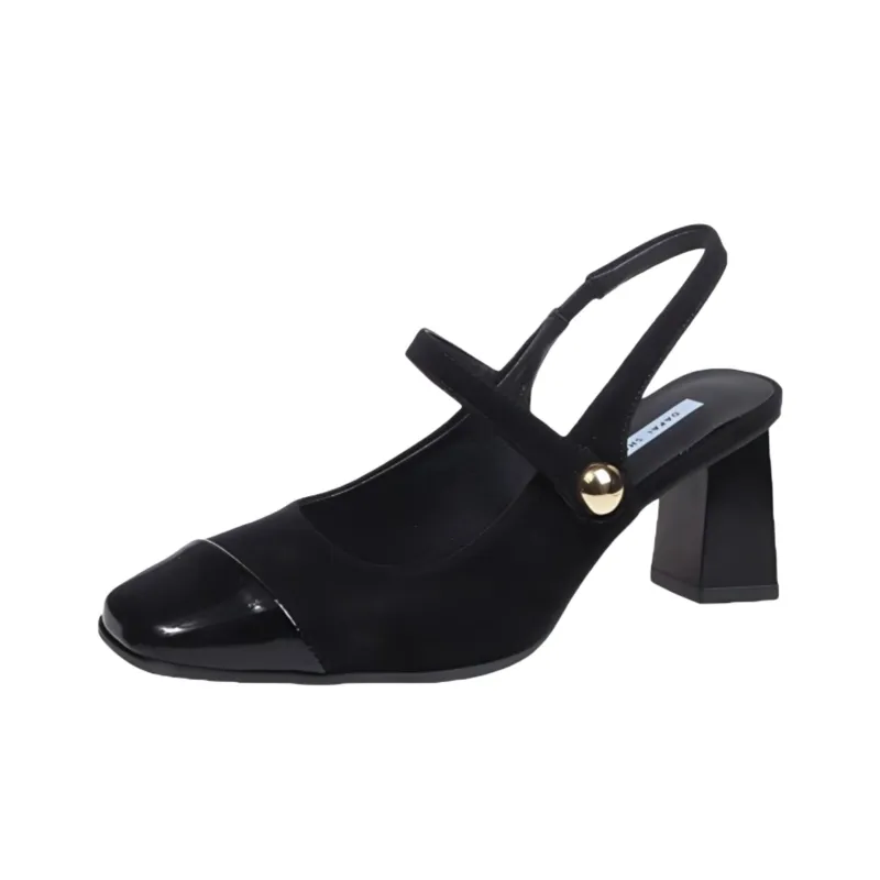 Puppytown Chunky Heel High Heels Women's-0