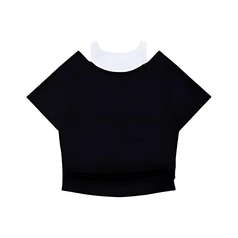 DOKZB T Shirts Women's Black-1