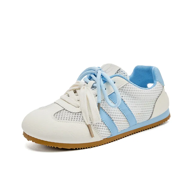 La Chapelle Abrasion Resistant Rebound Low Top Casual Shoes Women's Blue-0