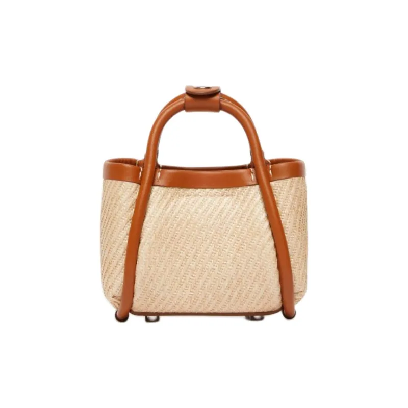 MaxMara Polyamide Tote Bag, Shopping Bag, Shoulder Bag, Crossbody Bag, Handbag Trumpets Women's Mustard Yellow-2