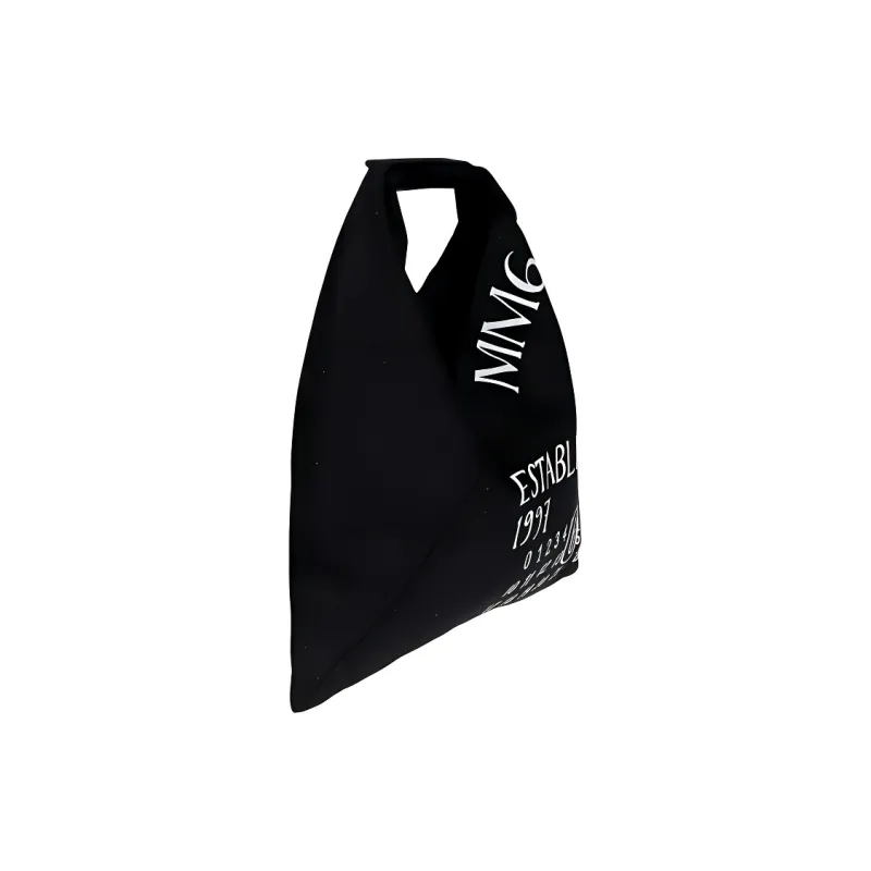 MM6 Maison Margiela Calfskin Handbag Mini Women's Black-1