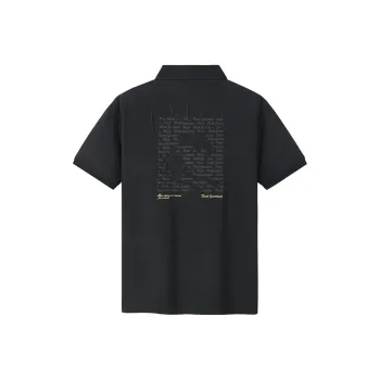 FAIRWHALE Polo Shirts Unisex Black