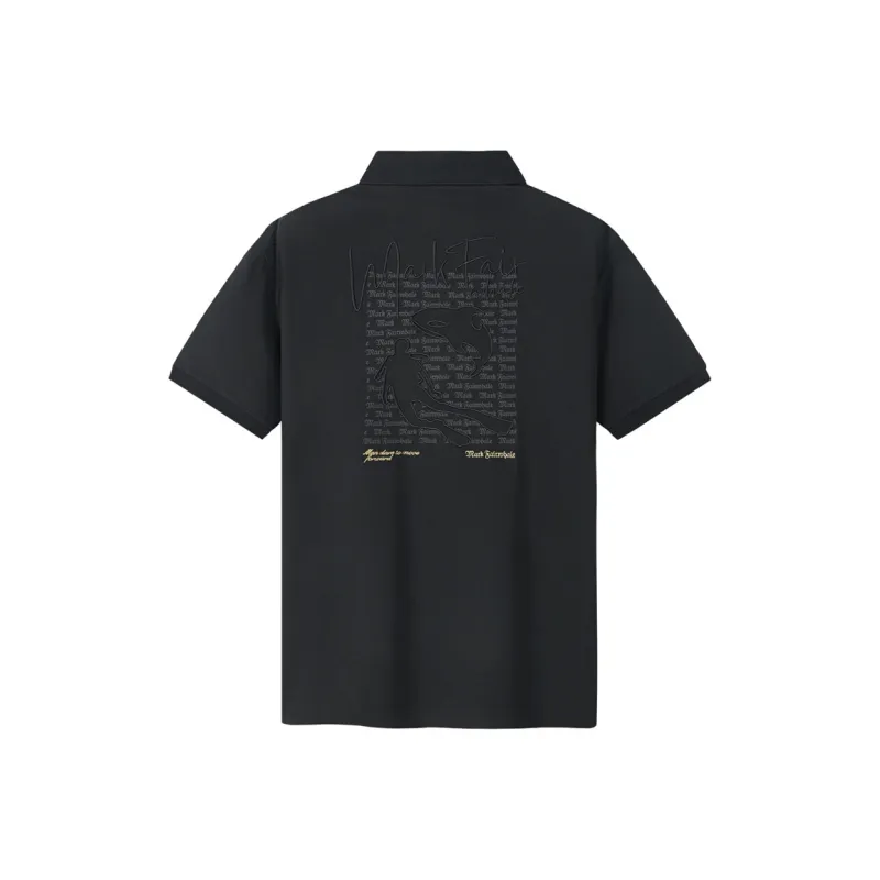 FAIRWHALE Polo Shirts Unisex Black-0