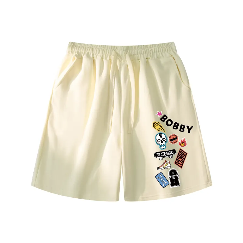 BOBBY ABLEY Casual Shorts Unisex-6