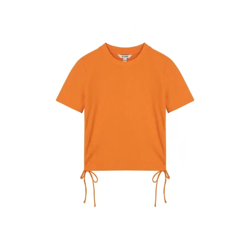 E.land Crop Tops Women's Orange-0