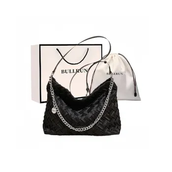 Bullrun Fabric Shoulder Bag Women's Black