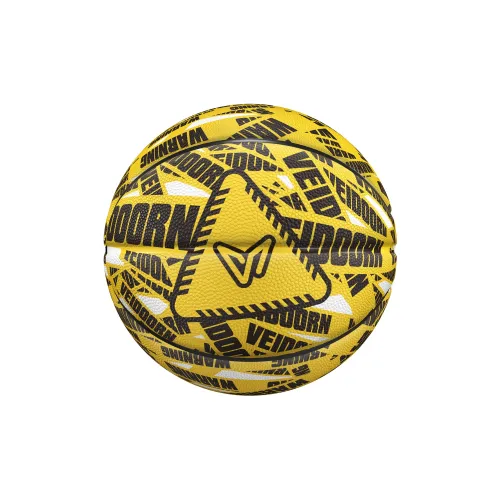 VEIDOORN Rubber Basketball Yellow Size 7 Ball Street Training Competition Unisex