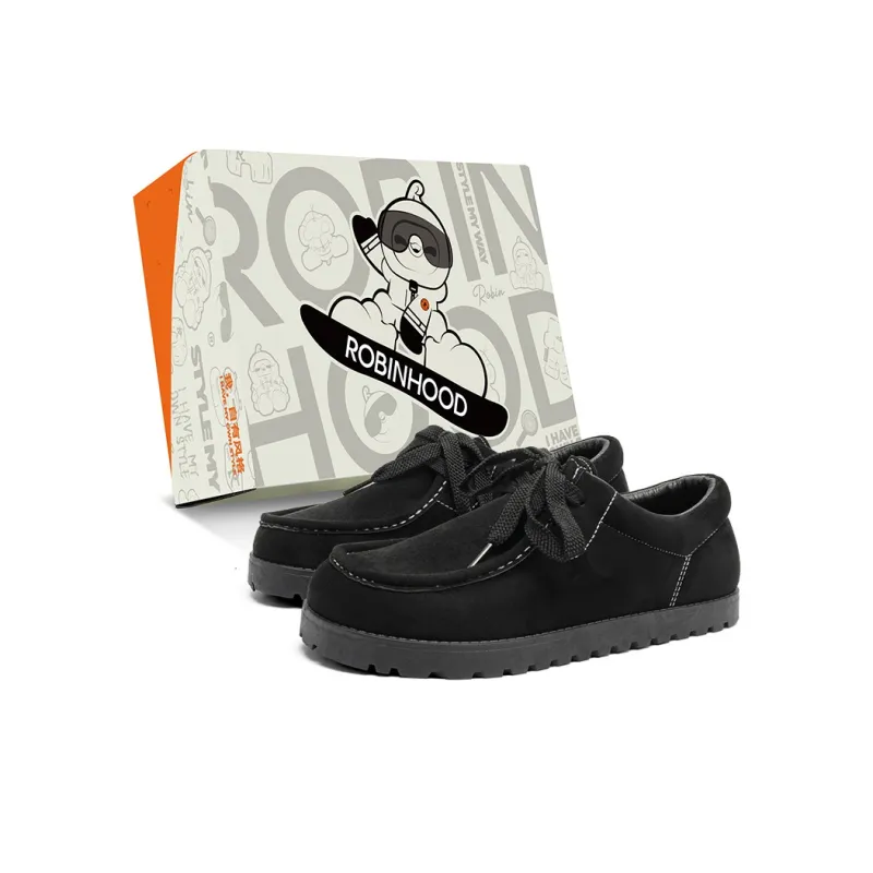 ROBINHOOD Slip Resistant, Abrasion Resistant, Breathable, Lightweight Low Top Casual Shoes Men's Box Included-0