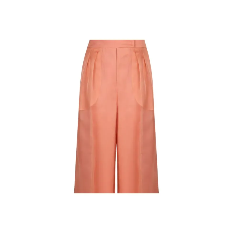 MaxMara Silk Trousers-2