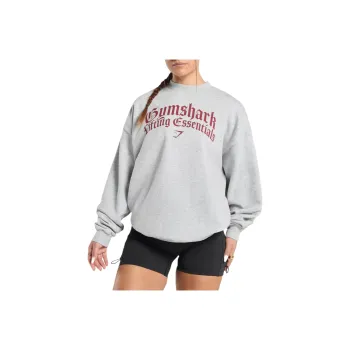 GYMSHARK Lifting Essentials Sweatshirt Women's Gray