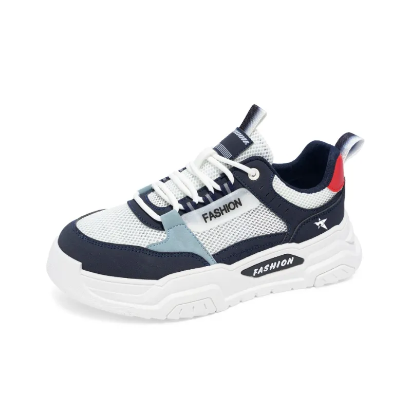 Bookish Star Anti Slip Wear Resistant Low Top Skateboard Shoes Men's-0