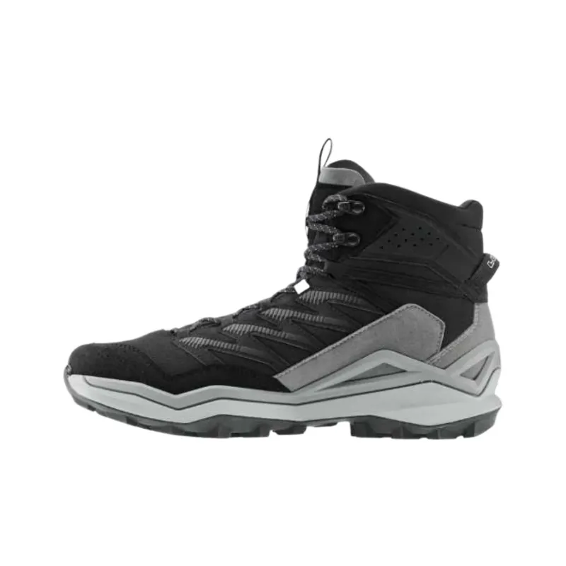 Lowa Maddo Waterproof And Breathable Mid Top Hiking Shoes Men's Black-1