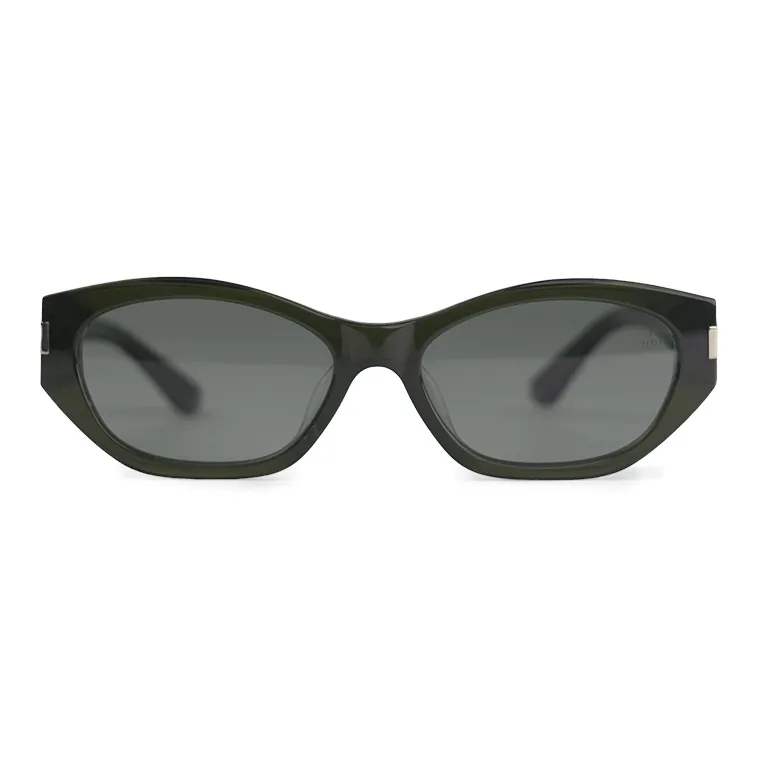 HELEN KELLER Plate Frame Cat Eye Sunglasses Unisex-10