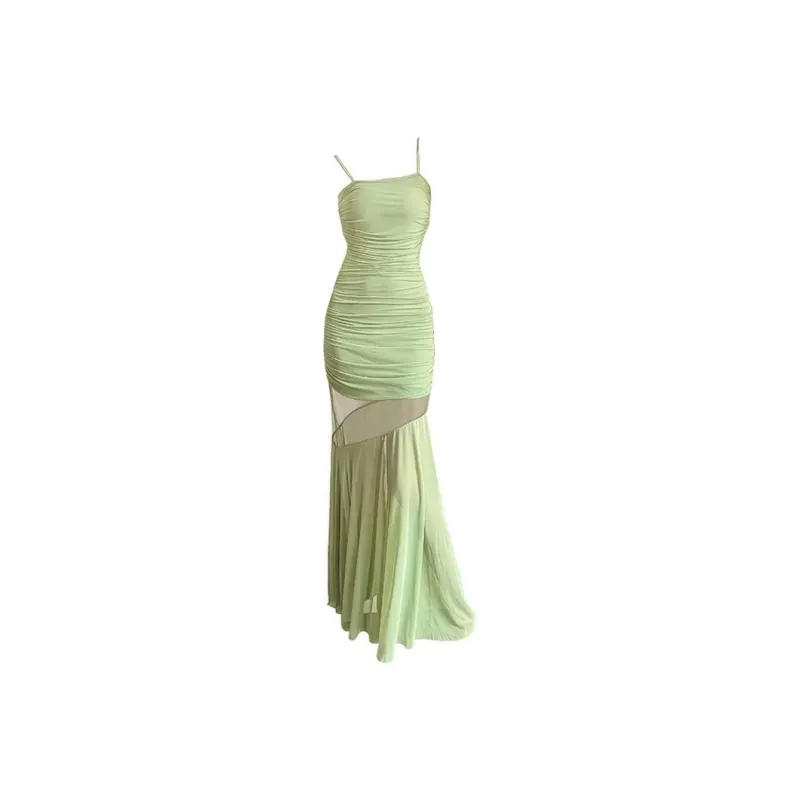 SY Slip Dresses Women's Emerald Green-0