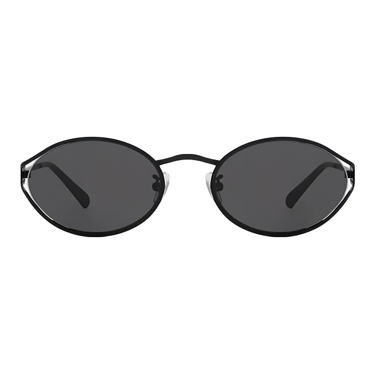 PSACSS Stainless Steel Oval Sunglasses Unisex-1