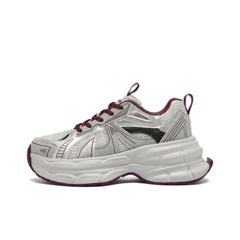 15 MINS Breathable Height Increase Low Top Chunky Sneakers Women's-12