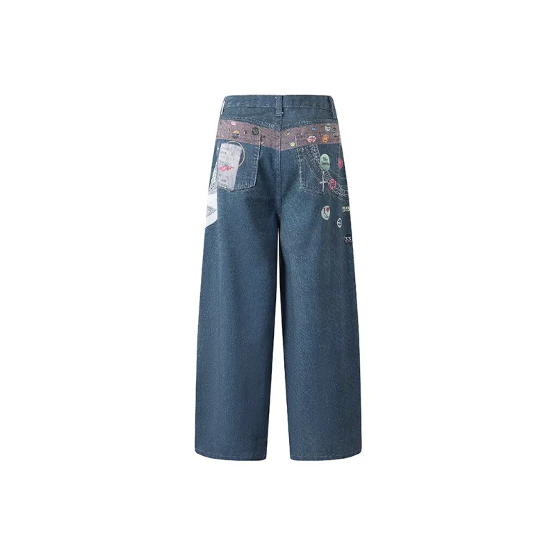 ArcaneFunk Jeans Unisex Blue-1