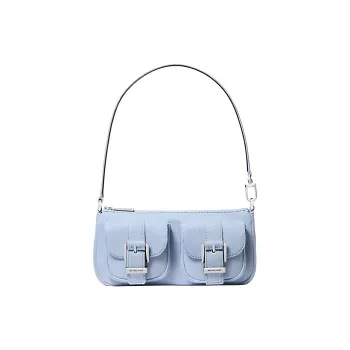 MICHAEL KORS Denim Shoulder Bag Small Size Women's Haze Blue