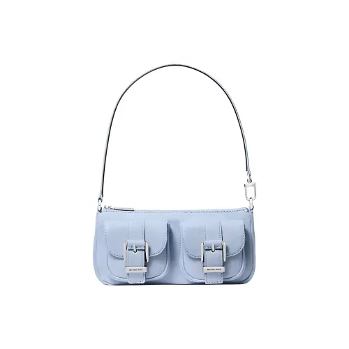 MICHAEL KORS Denim Shoulder Saint Bag Small Size Women's Haze Blue