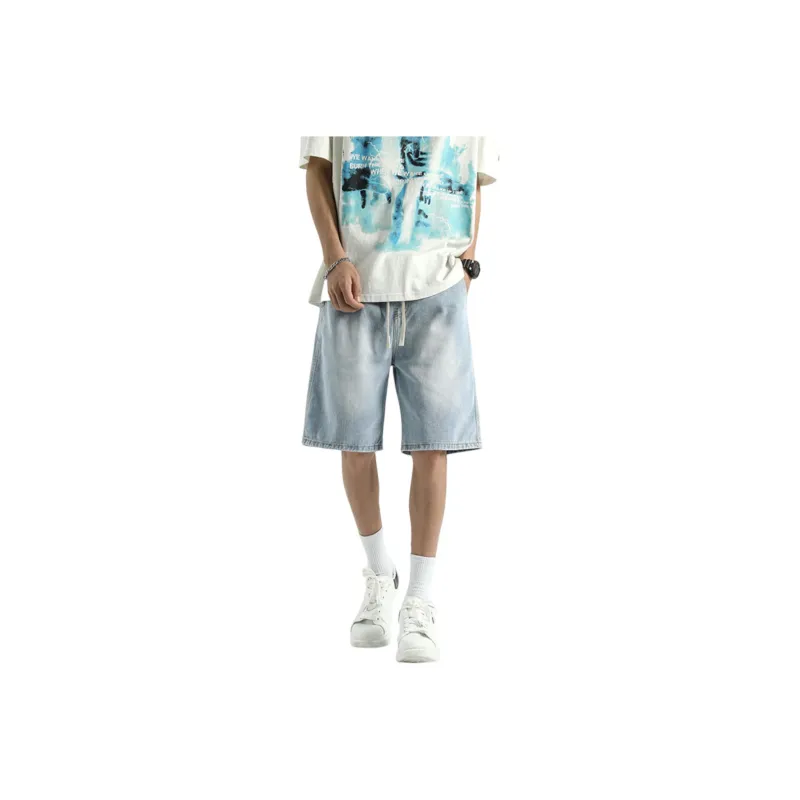 DJ.SPIRIT Denim Shorts Unisex-0
