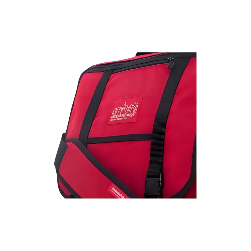 Manhattan Portage CORDURA Classic Fabric Backpack Unisex Red-1