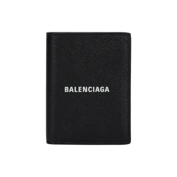 Balenciaga Logo Printed Bi Fold Wallet