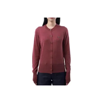 Vivienne Westwood Logo Embroidered Knitted Cardigan