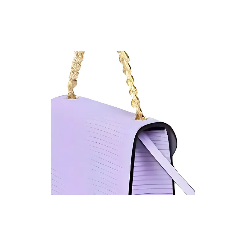 MOSCHINO Calfskin Shoulder Bag Women's Purple-3