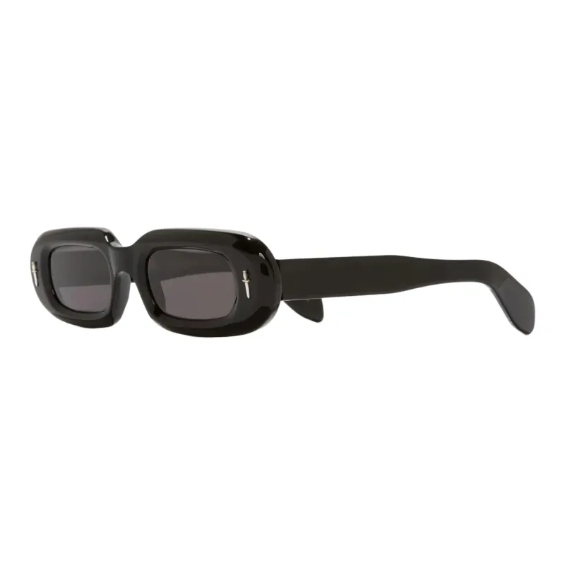 Cutler And Gross Acetate Rectangular Sunglasses Women's Black-0