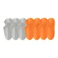 3 Light Gray+4 Bright Orange